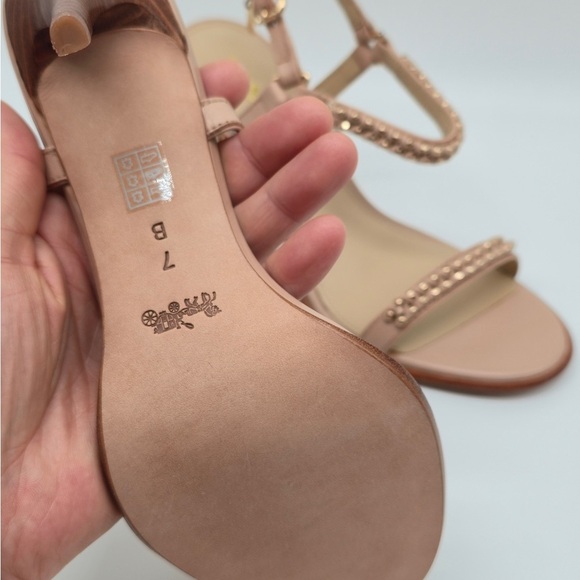 Coach Kalie Soft Shine Calf Sandals - Picture 6 of 6